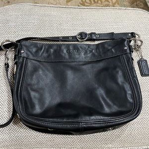 Beautiful soft leather coach purse.